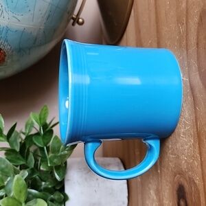 FIESTA Ware peacock blue ceramic mug  classic D  Handle
